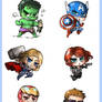 avengers chibi keychain