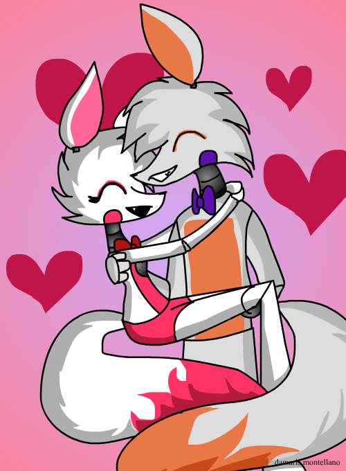 Pixilart - Lolbit Funtime Foxy by xx-dusk-demon-x