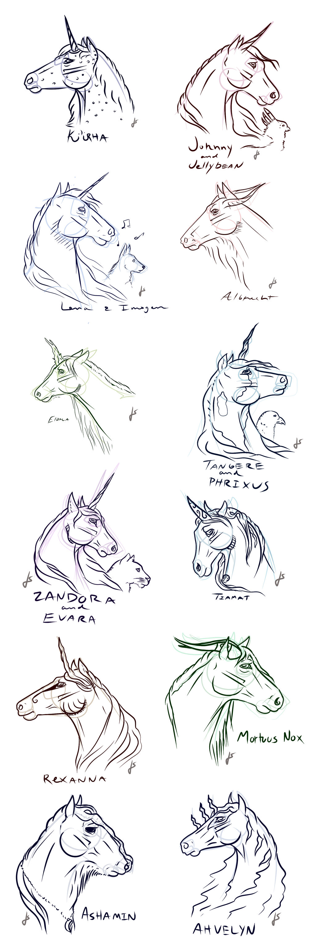 Aurora Basin Sketches by TheArtlex