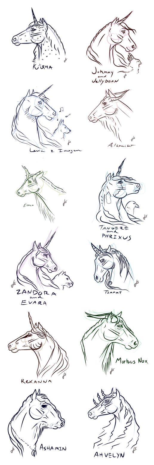 Aurora Basin Sketches by TheArtlex