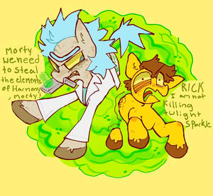 Rick and morty pony 