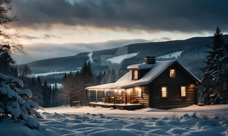 Cold Night Warm Cabin By Mistere925 On DeviantArt cold-night-warm-cabin-by-mistere925-on-deviantart