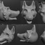 sculptris wolf head