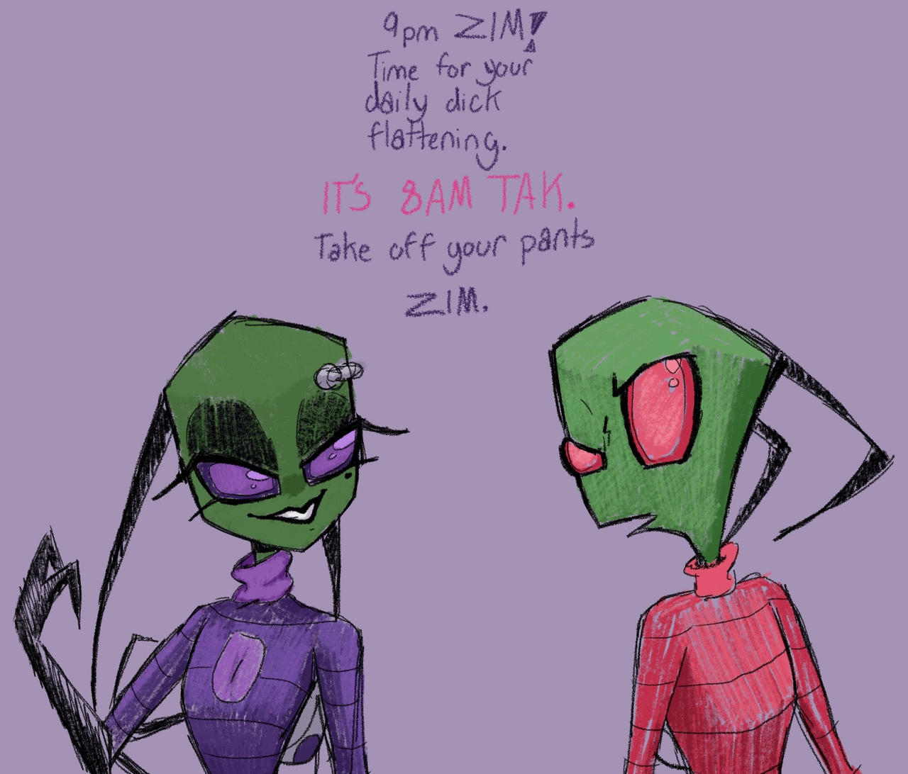 Invader ZIM: TAK x ZIM by OnlyFansart on DeviantArt