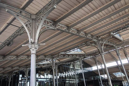 The iron architecture of La Grande Halle