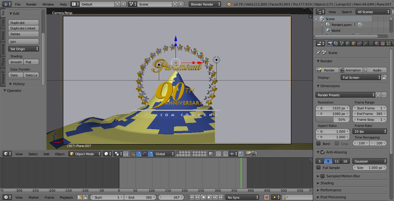 Paramon Remake Paramount Pictures 90th Anniversary Remake WIP by Danielbaster on ...