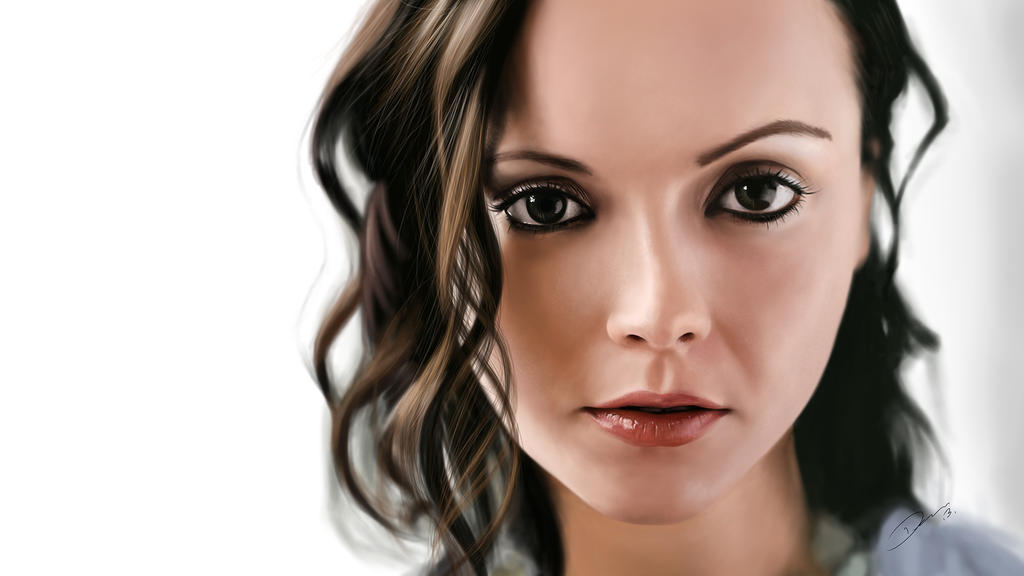 Christina Ricci Painting