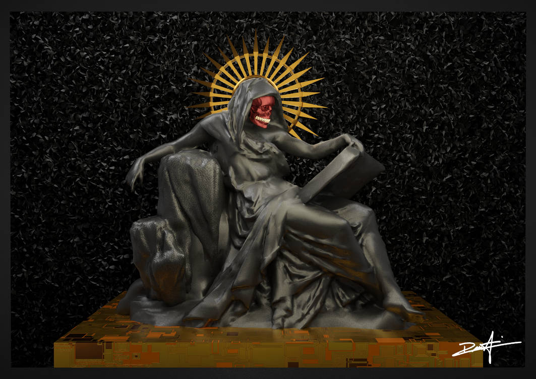La Santa Muerte / Saint Death by The-ArtGhoul on DeviantArt