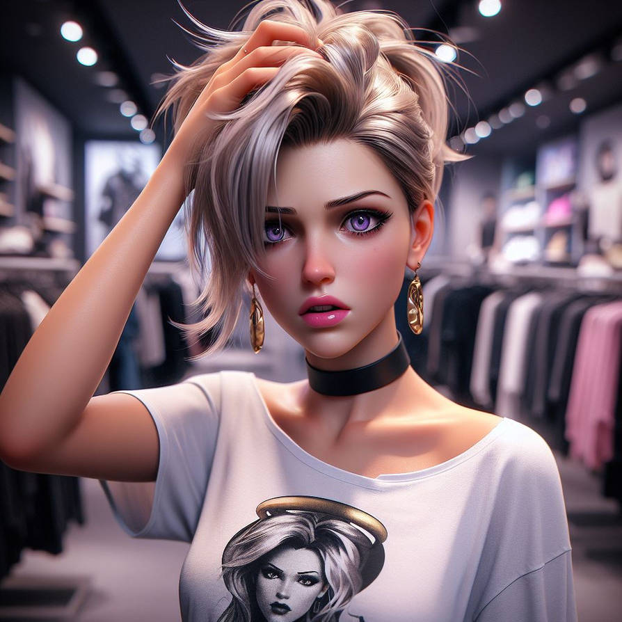 Fat Mercy Casual Mercy Transformation by UnMercyFan on DeviantArt