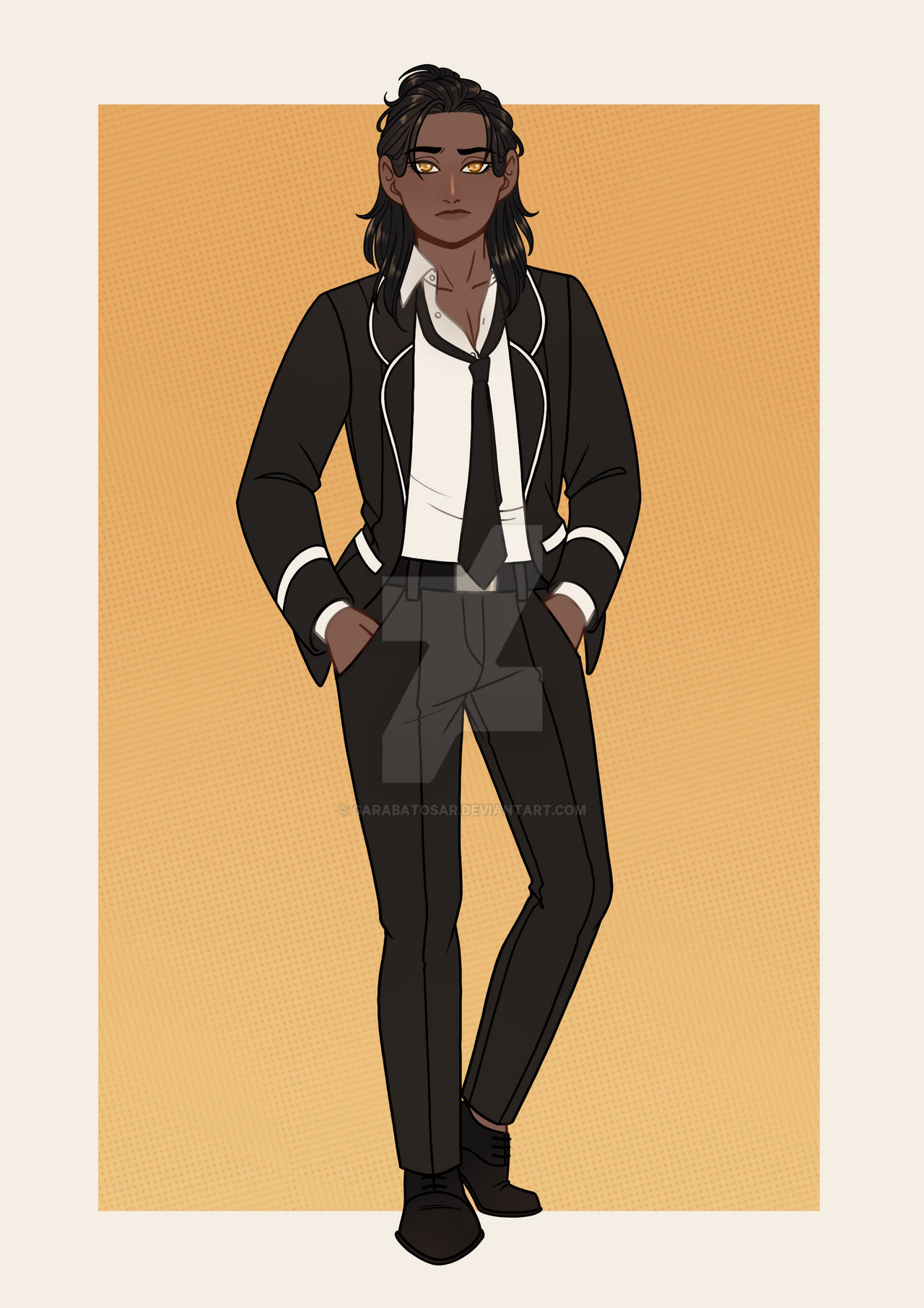 Ryo Character Reference - School by GarabatosAr on DeviantArt