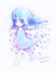rainy girl by jump2537