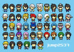 [FA] Pixel All Character Touken Ranbu by MrPokati