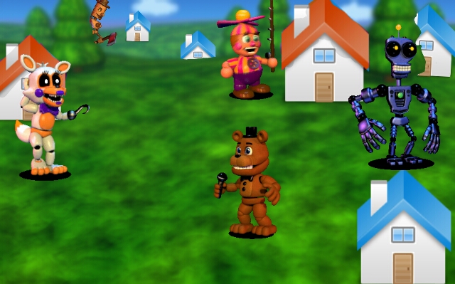 FNAF World 3D (FREE DOWNLOAD) - Part 1 ☆ 3D OVERWORLD, NEW UPDATE 1 & MORE!  