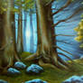 Blue forest