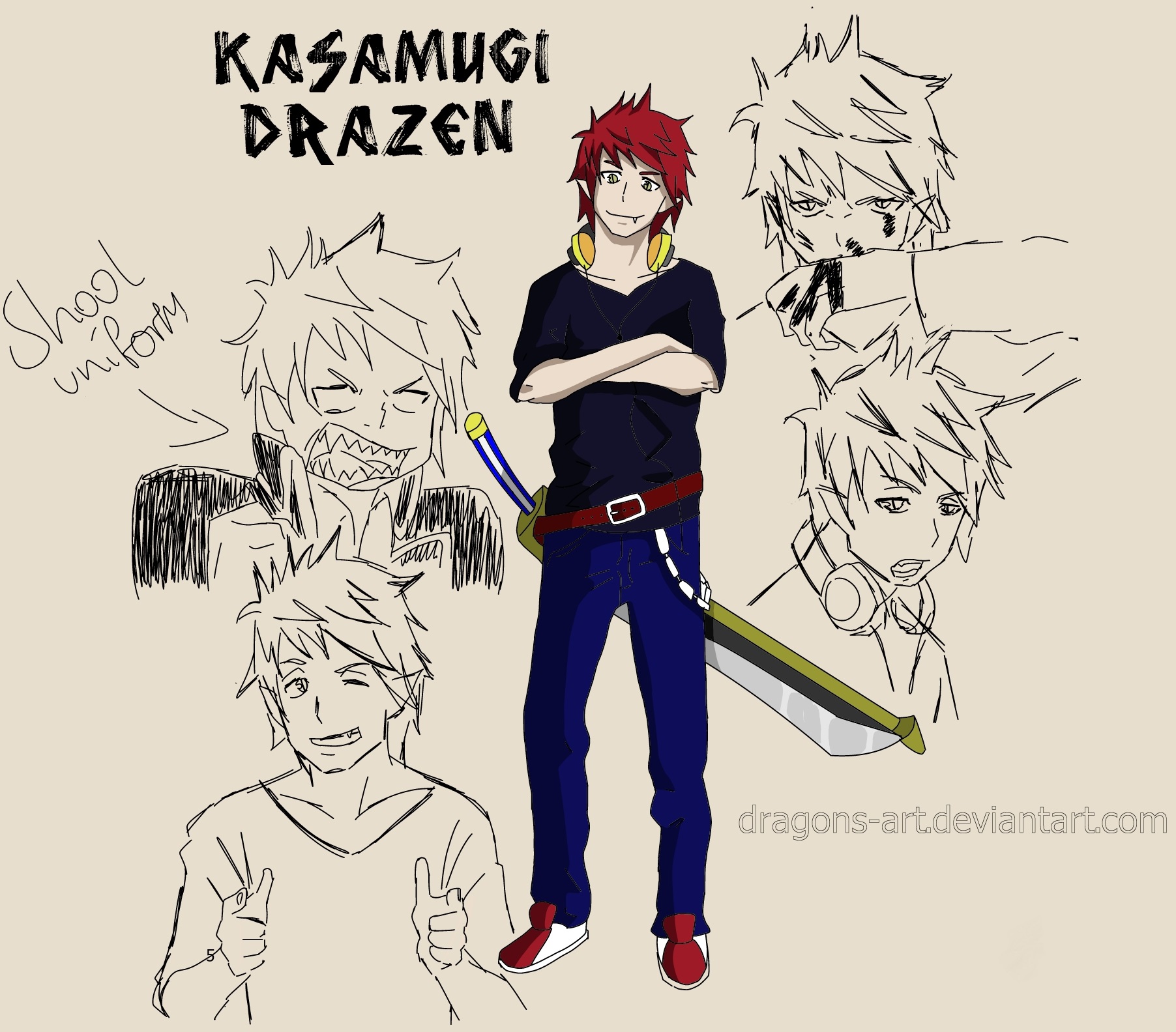 Ao No Exorcist Oc Kasamugi Drazen By Dragons Art On Deviantart.