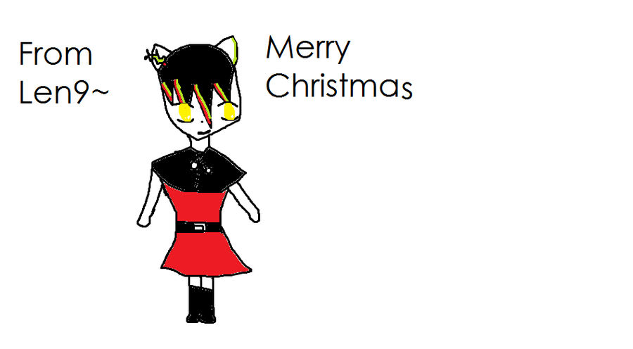 Len Merry Merry Christmas From Len and Gang by Len9 on DeviantArt