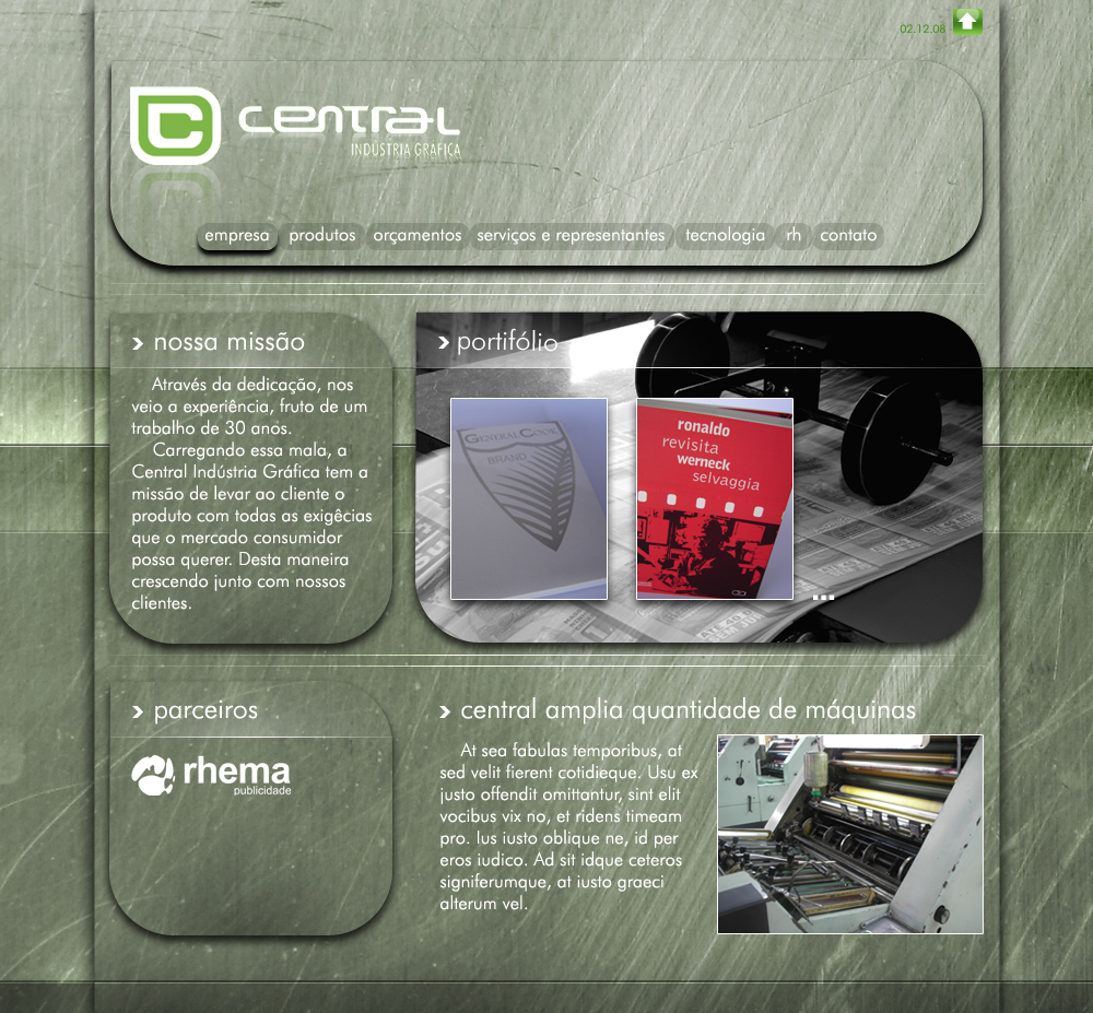 Central Grafica Web Site