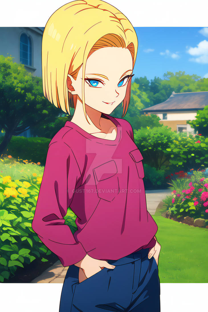 Android 167 AI Android 18 V1 by WallpaperZero on DeviantArt
