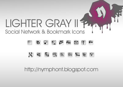 Lighter Gray II - Social Icons