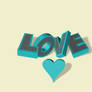 Love 3d Typography Wallpaper