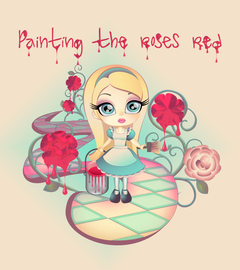 Painting the Roses Red - Alice by nymphont