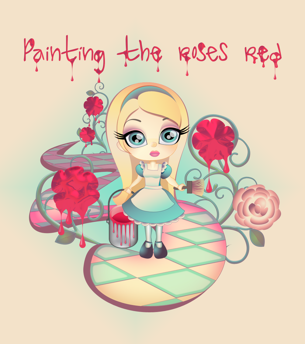 Painting the Roses Red - Alice by nymphont