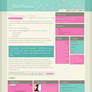 Brat Princess Blogger Template
