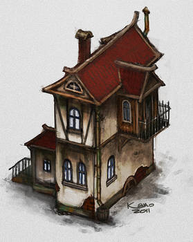 speedpaint: simple house