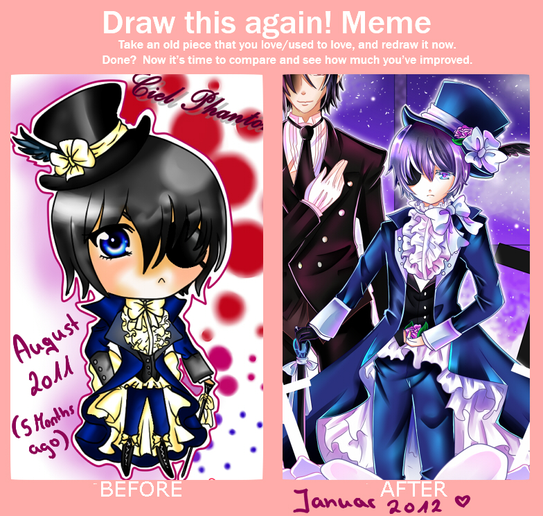 Meme CielPhantomhive August 2011 and January 2012