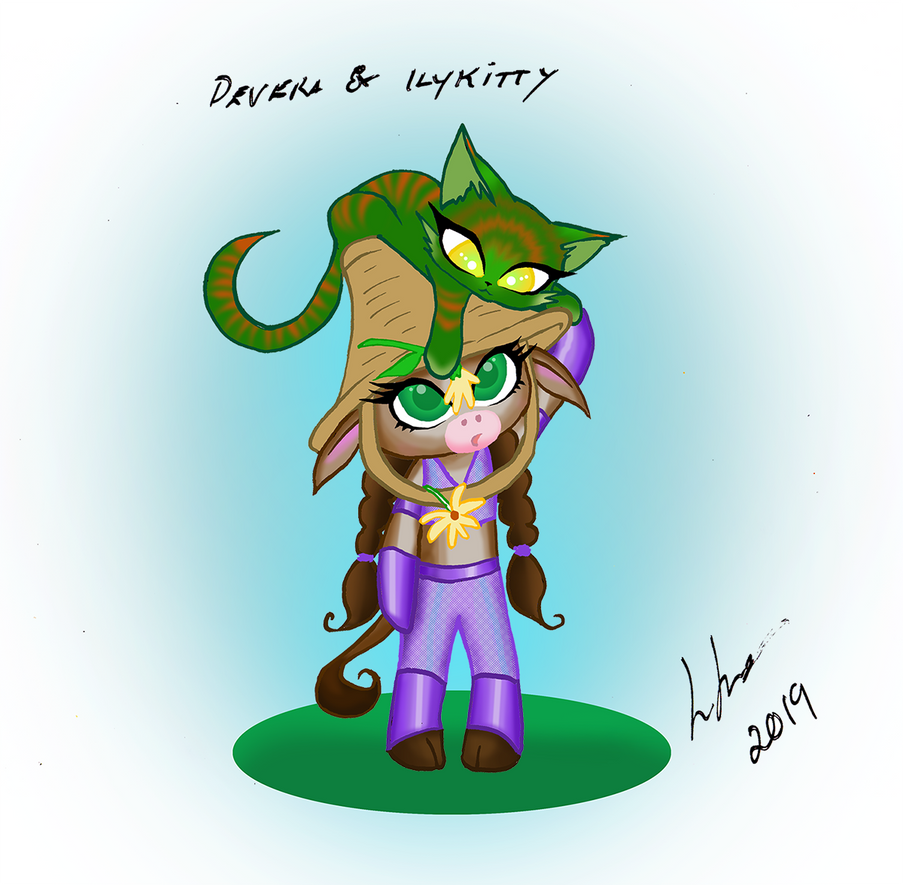 Dev and ily chibi by phoenexous on DeviantArt
