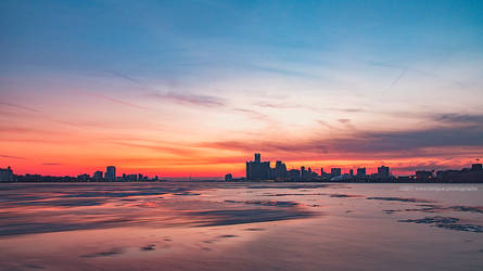 Belle Isle Detroit Sunset - Finally