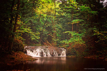 Early Autumn In The Porkies - Greenstone Falls