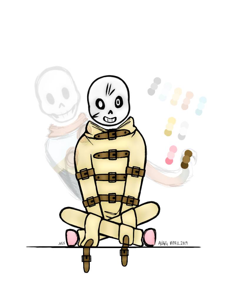 Asylumtale! Sans (and Papyrus) by panda-j on DeviantArt