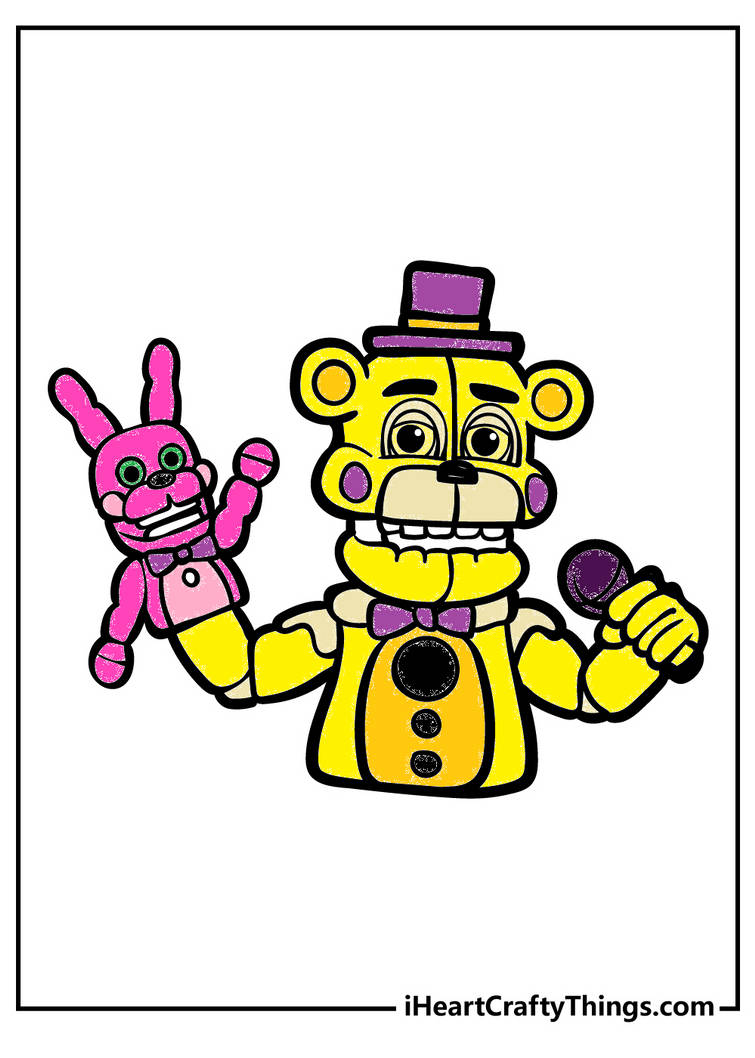 Spring Fun Time Freddy funtime fredbear/suited yenndo by springpuppet1983 on DeviantArt