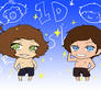 1D: harry styles and louis tomlinson