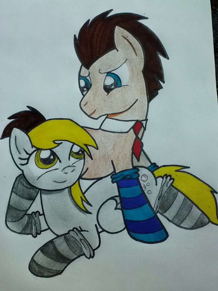 Dr Whooves And Derpy Love