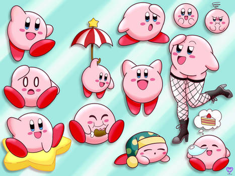 Kirby Doodles Fun
