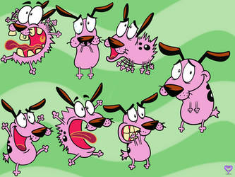 Courage the Cowardly Dog Doodles