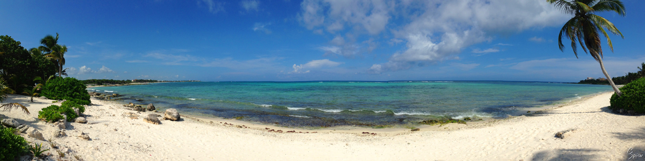 Akumal Sur Beach Panorama by cbspicer Akumal Sur Beach Panorama by cbspicer
