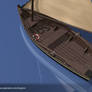 Wooden Sailboat Scale Model - Render 5