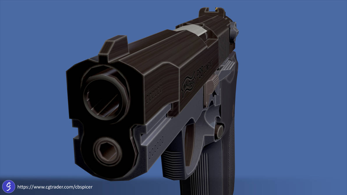 Walther P88 Compact - Render 4 by cbspicer on DeviantArt