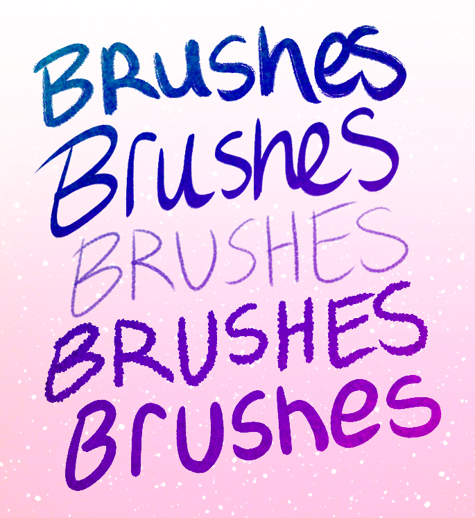 A free brush pack (made by me)