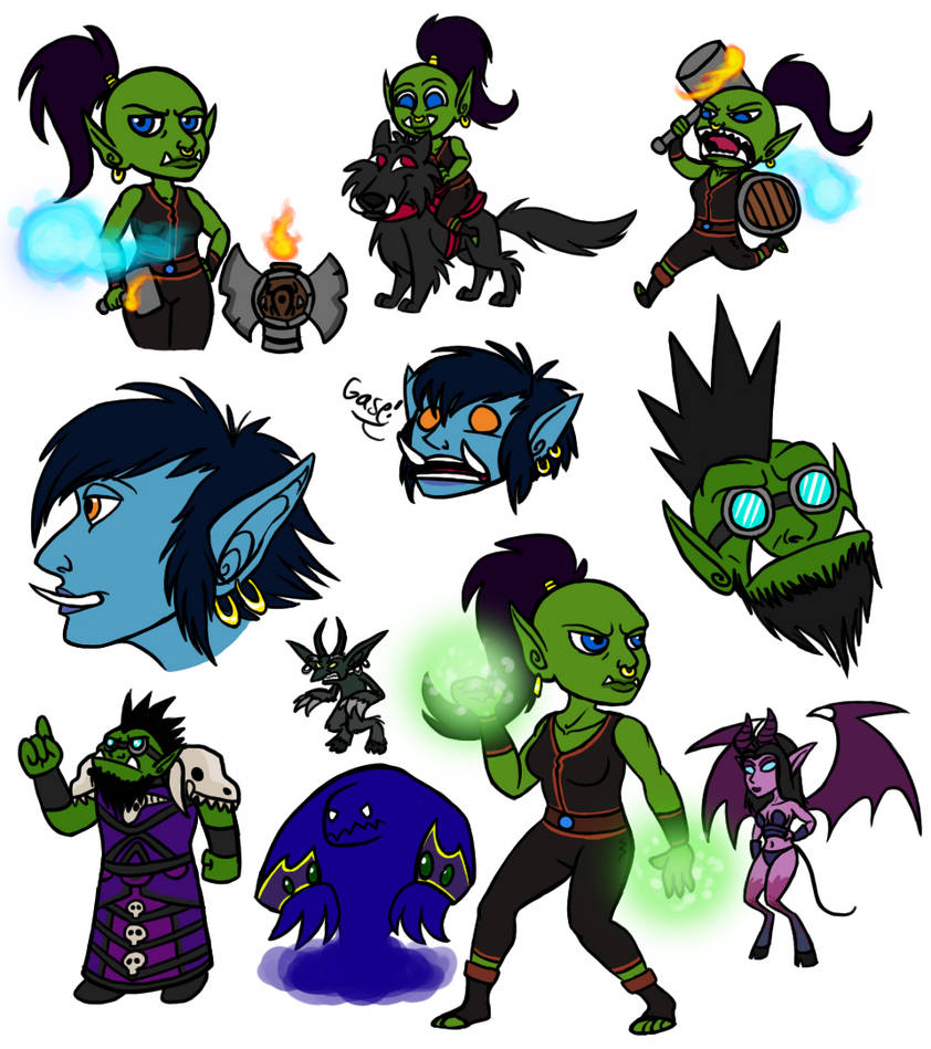 Orcs, Trolls, and Demons by Doomed-Dreamer on DeviantArt