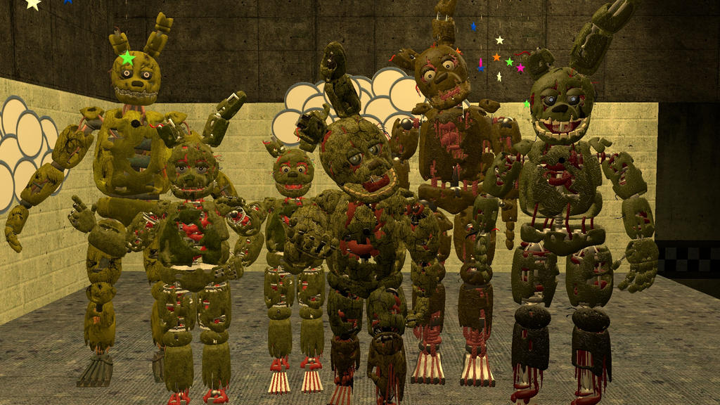 The Many Faces of Springtrap by G-Freddy87 on DeviantArt