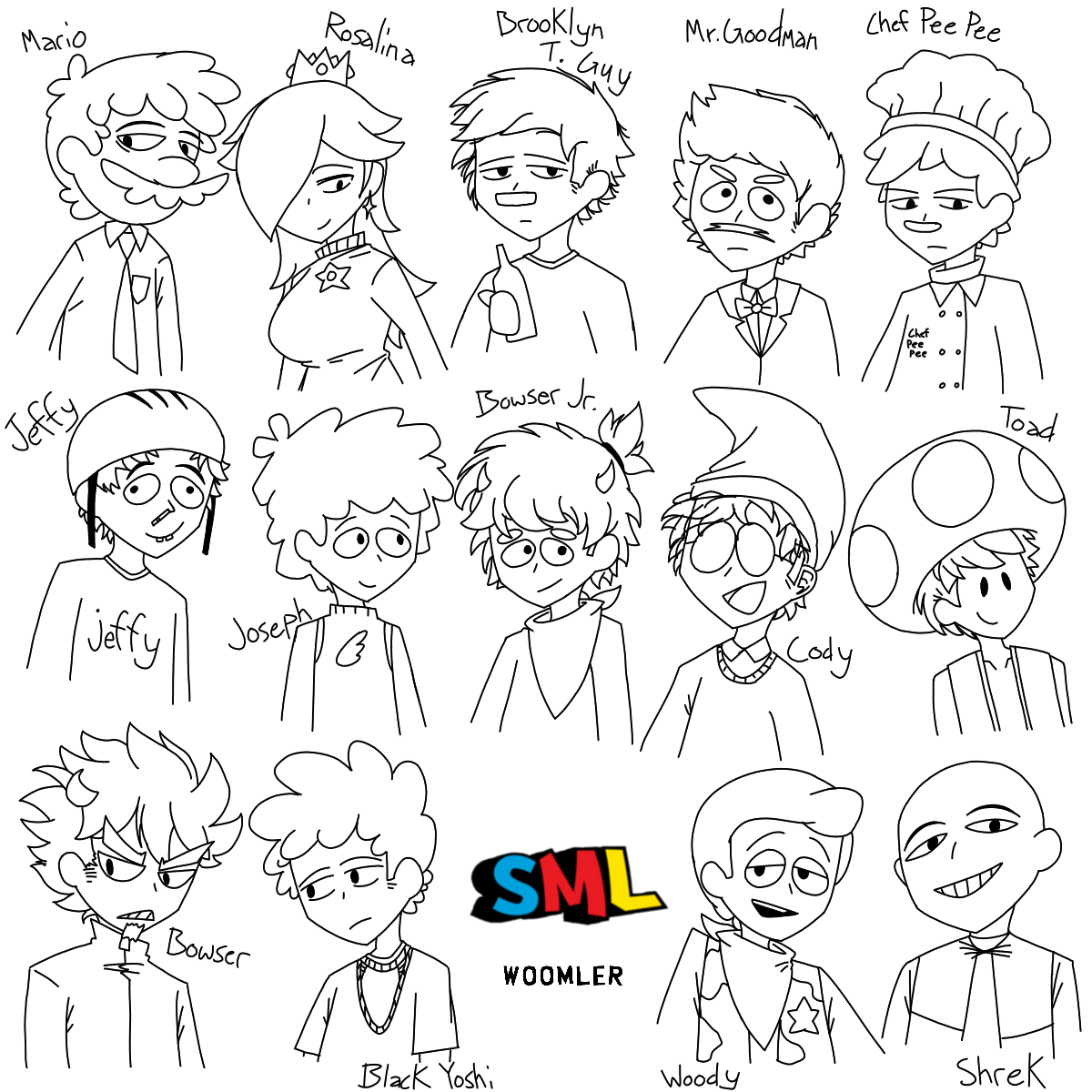 SML Character Redesigns By Woomler On DeviantArt