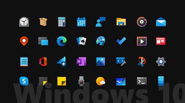 Iconic Icons // Official 2020 Windows 10(X) Icons