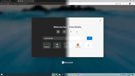 Windows Concept // Fluent New Tab Page for Edge