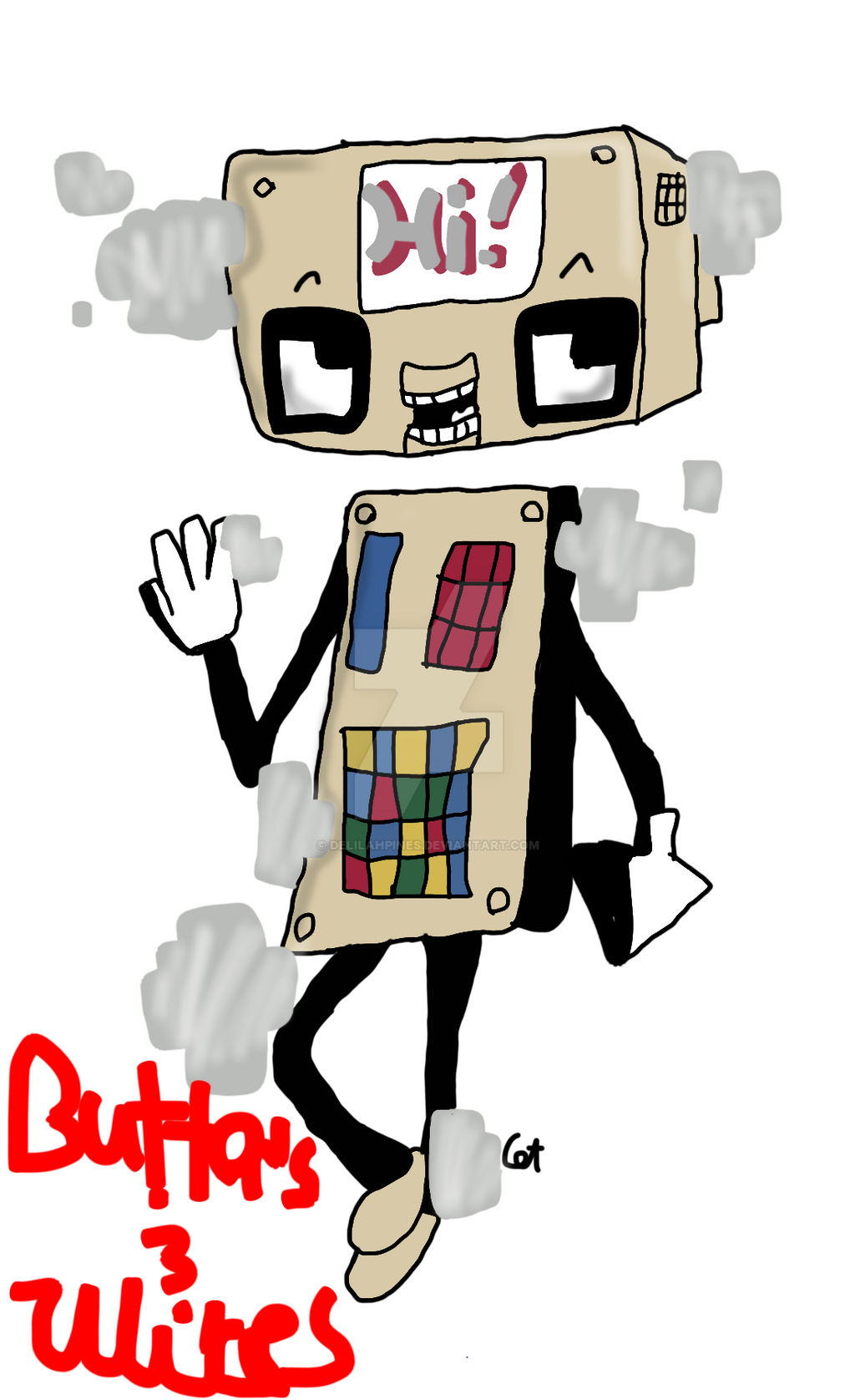 Colin Computer Colin the computer doodle by DelilahPines on DeviantArt