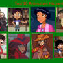 Top 10 Animated Hispanics