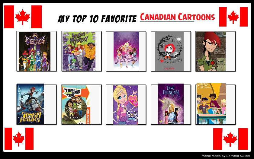Top 10 Canadian Cartoons By Towers of Obscure On DeviantArt top-10-canadian-cartoons-by-towers-of-obscure-on-deviantart